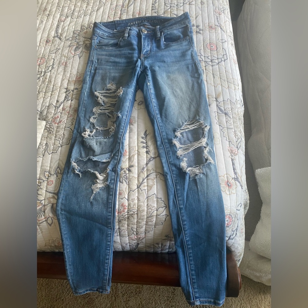 American Eagle Jeans, Blue Jean Jegging, size 4 Regular